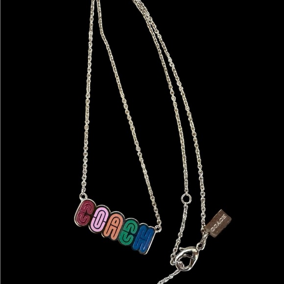 Coach Logo Varsity Necklace - Picture 4 of 6